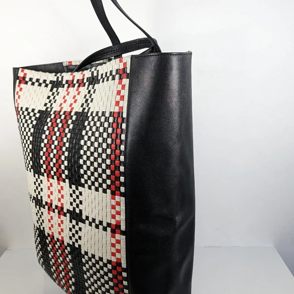 Rare Céline Woven leather tote large Firm - Picture 5 of 16